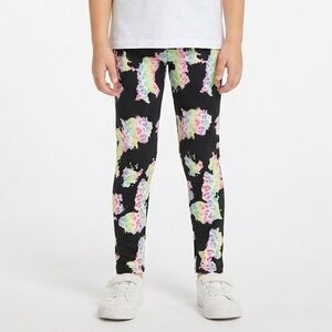 Pixie Lane Simply Soft Patchwork Neon Leopard Leggings Size 7